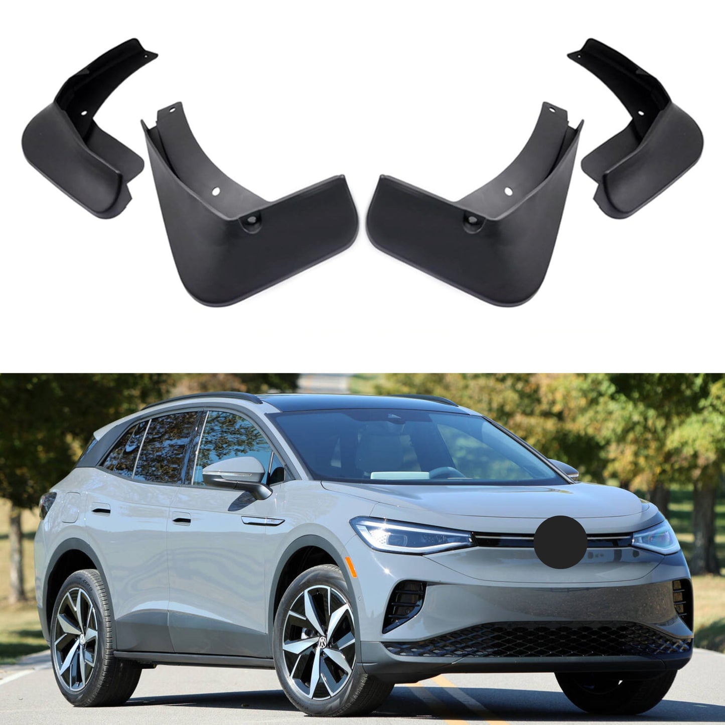 Bavette garde-boue pour Volkswagen ID.4 2021-2023, 4 pièces