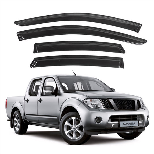 Pare-soleils pour Nissan Navara D40 Crew Cab 2005-2014, 4 pièces