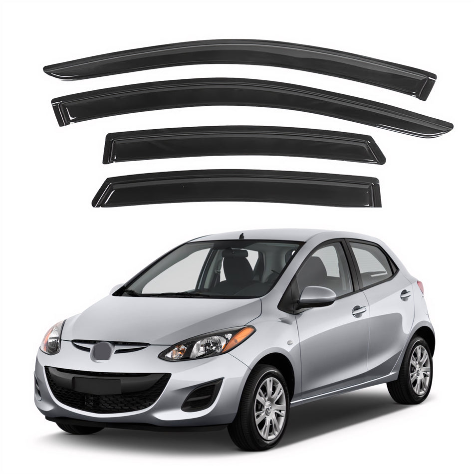 Pare-soleils pour Mazda 2 Hatchback 2007-2012, 4 pièces