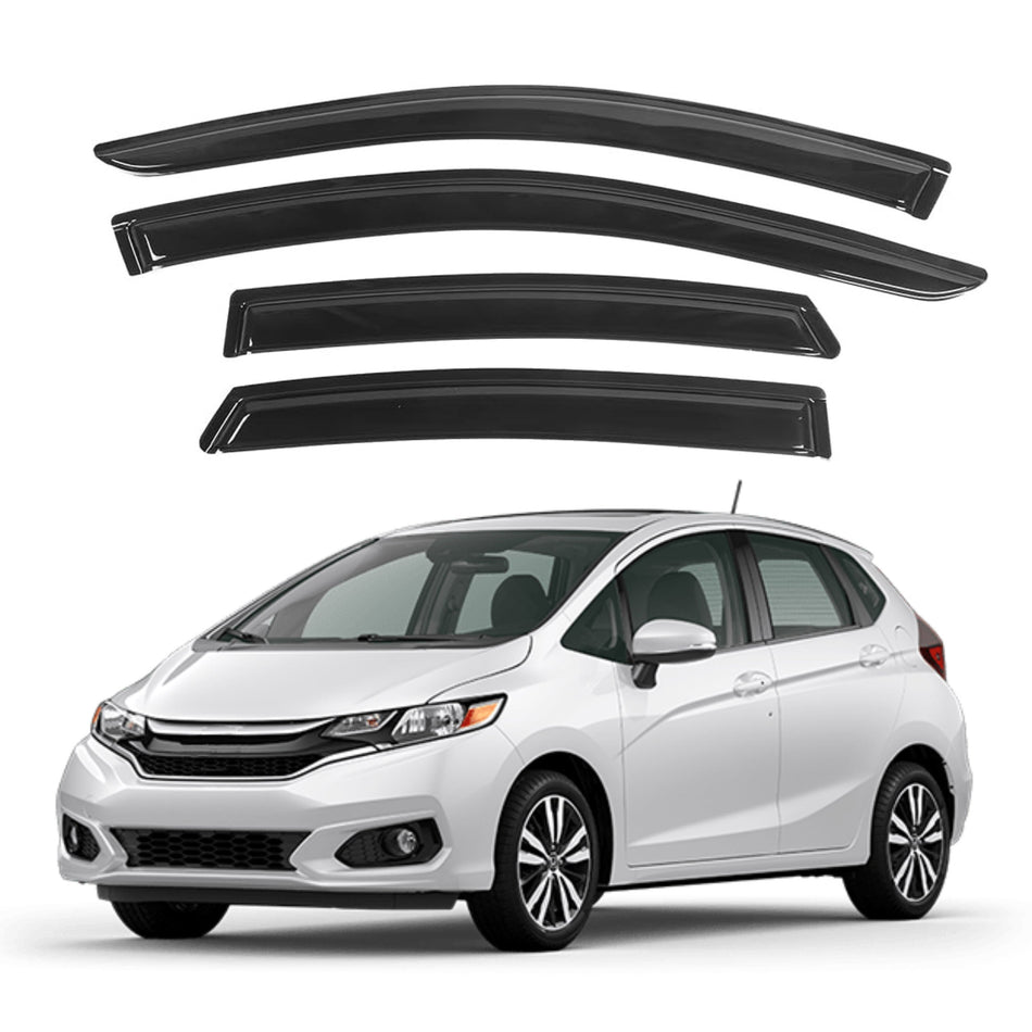 Window Visors for Honda Fit 2015-2020, 4-Piece