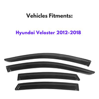 Pare-soleils pour Hyundai Veloster 2012-2018, 4 pièces