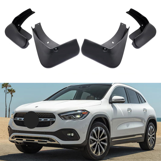 Bavette garde-boue pour Mercedes GLA 2021-2022, 4 pièces