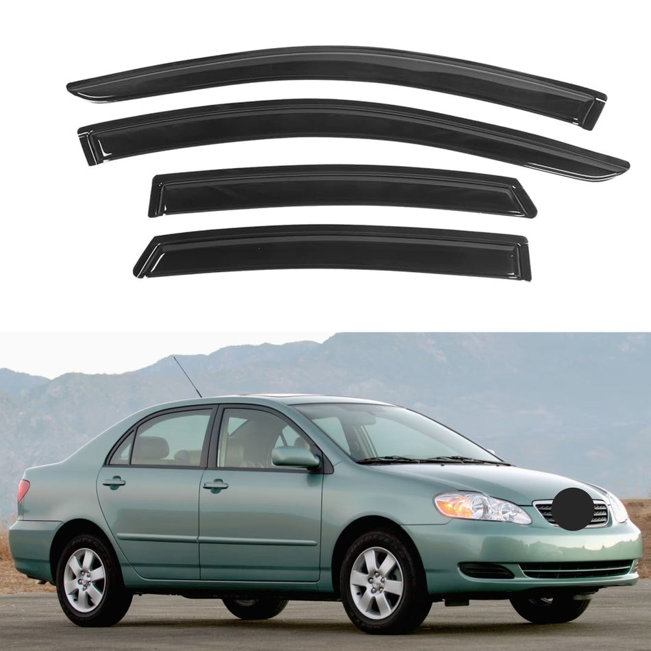Pare-soleils pour Toyota Corolla Sedan 2003-2008, 4 pièces