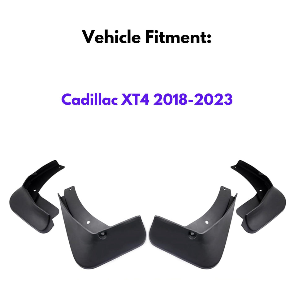Mud Flap for Cadillac XT4 2018-2023, 4-Piece