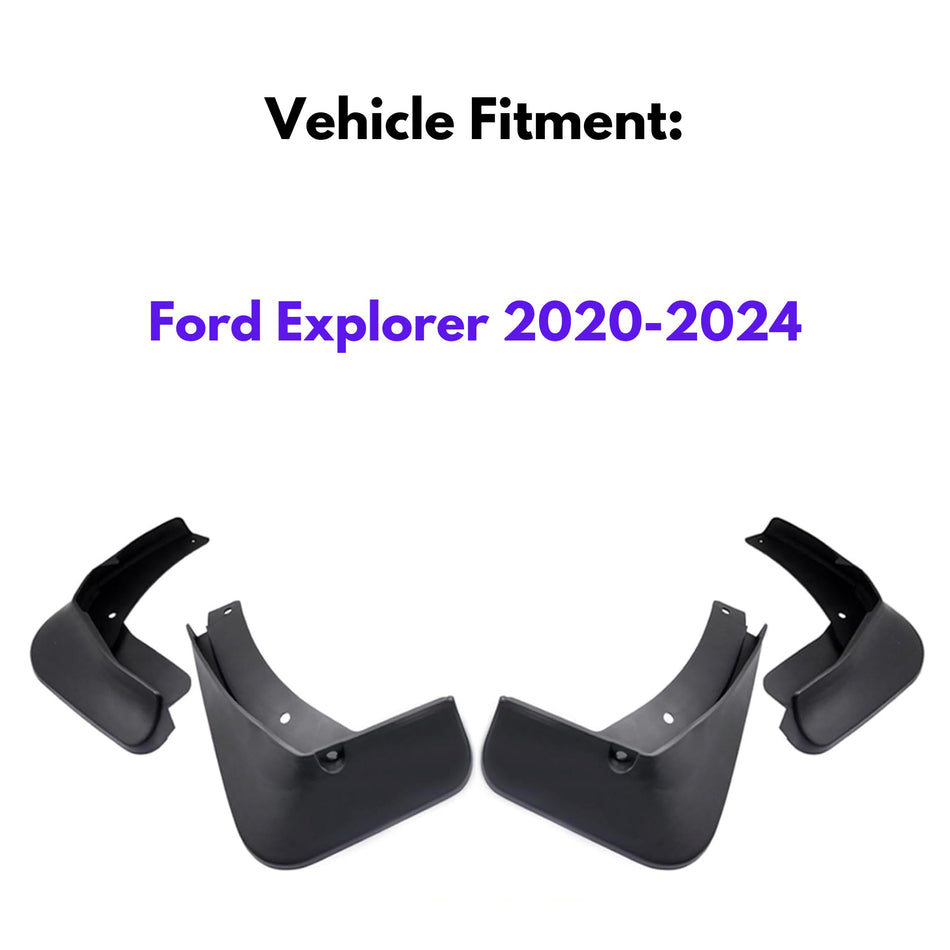 Mud Flap for Ford Explorer 2020-2024, 4-Piece
