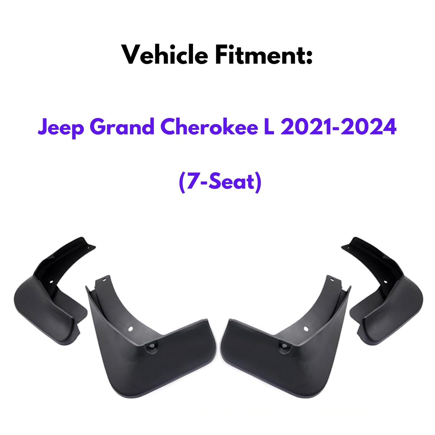 Mud Flap for Jeep Grand Cherokee L 2021-2024 (7-Seat), 4-Piece