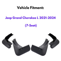 Mud Flap for Jeep Grand Cherokee L 2021-2024 (7-Seat), 4-Piece