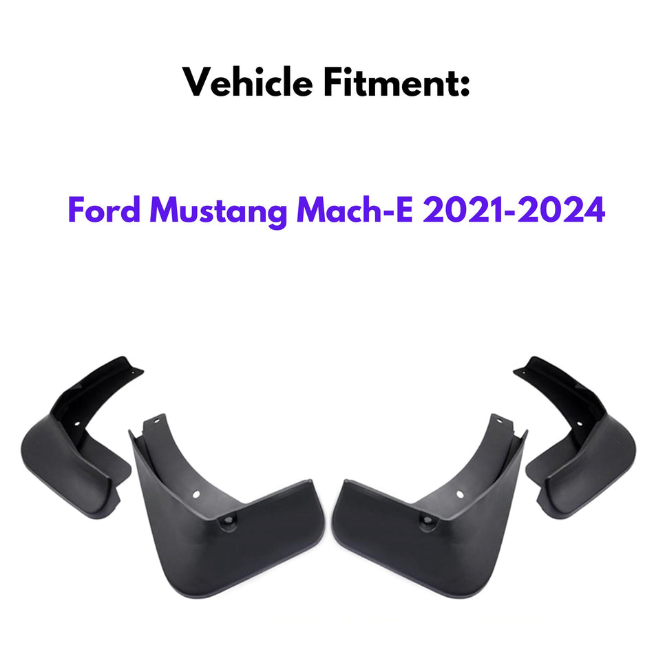 Mud Flap for Ford Mustang Mach-E 2021-2024, 4-Piece
