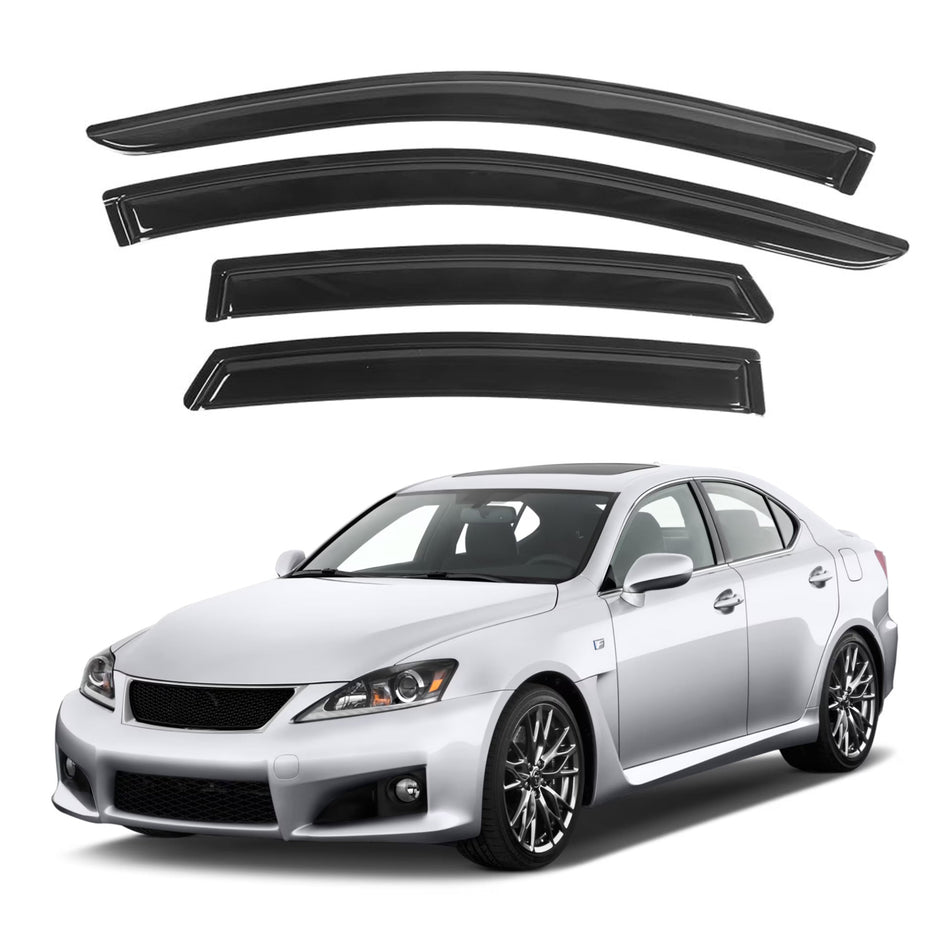 Pare-soleils pour Lexus IS Series 2006-2013, 4 pièces