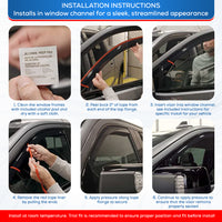 Pare-soleils pour Ford Explorer 1991-2001 (4 portes) et Mercury Mountaineer 2001-2005, 4 pièces