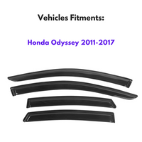 Pare-soleils pour Honda Odyssey 2011-2017, 4 pièces